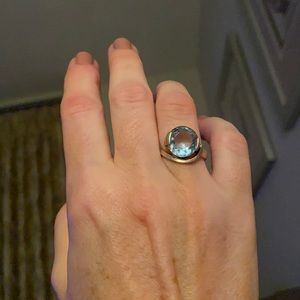 Topaz Silver Ring from Argentina